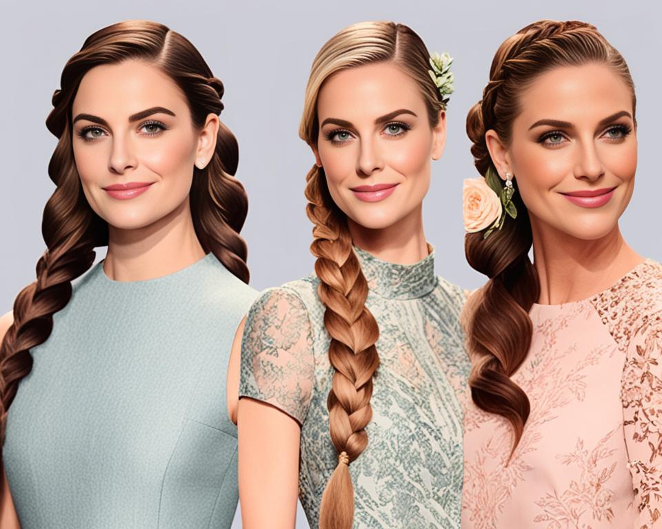 celebrity side braid hairstyles