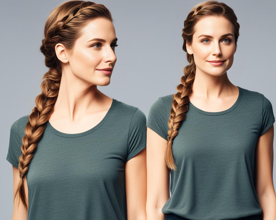 simple side braid hairstyle