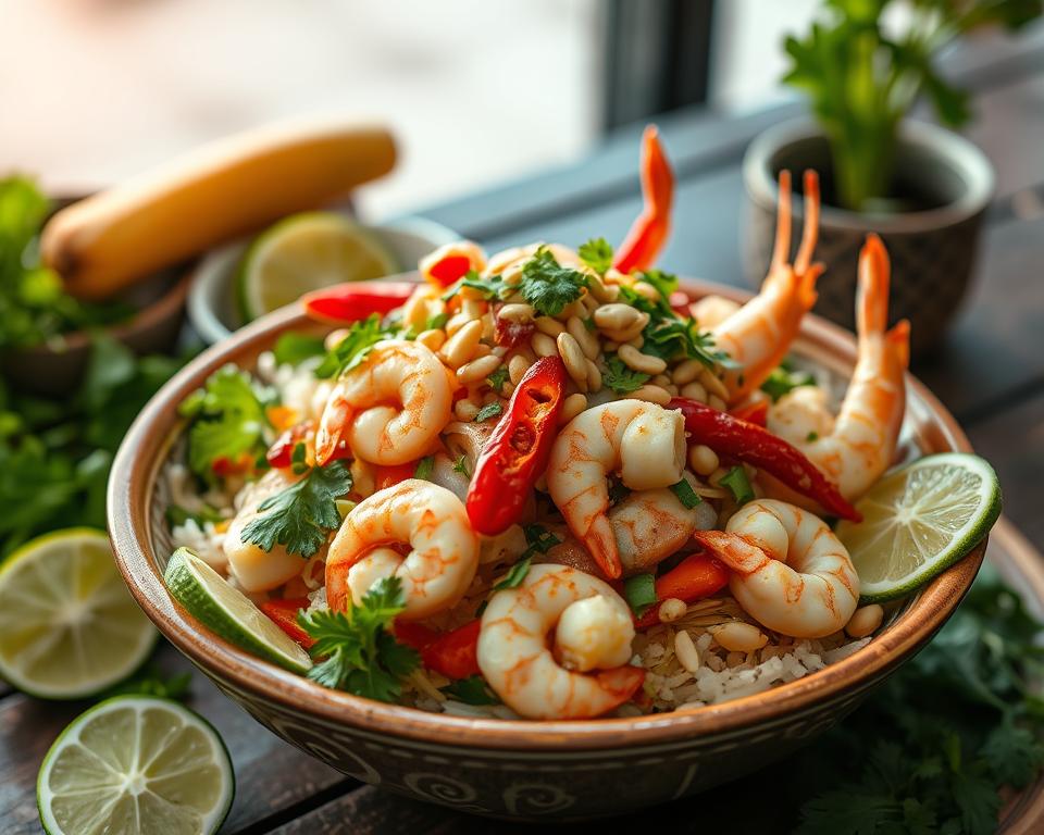 thai salad seafood